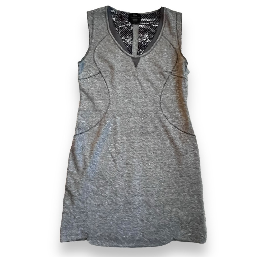 Vintage 90s O'2nd Barneys NY Sheath Dress Gray Size 8